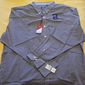 IZOD Advantage Gingham collared shirt